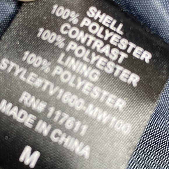 Potter's Pot Vest Women M Blue Casual Dressy Open Front Faux Pockets - Picture 4 of 9